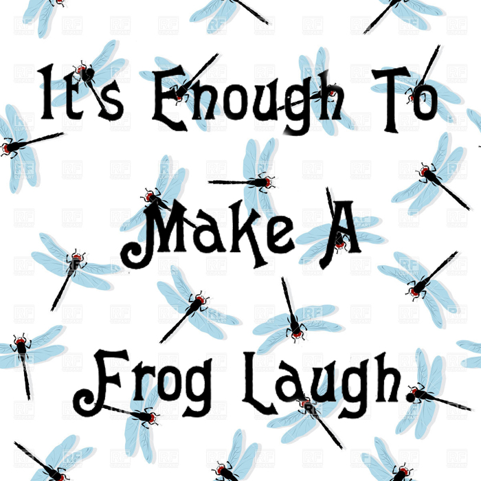 Laughing Frog Font poster