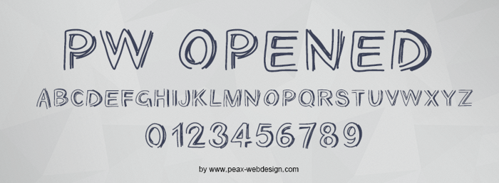 PWOpened Font