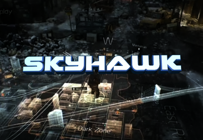 Skyhawk Font poster