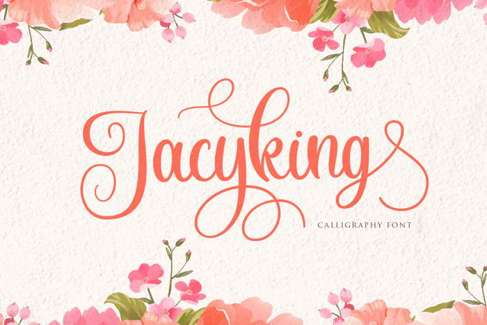 Jacyking Font poster