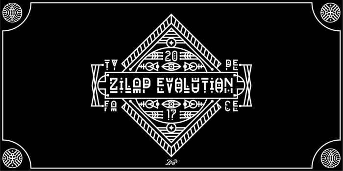 Zilap Evolution Font poster