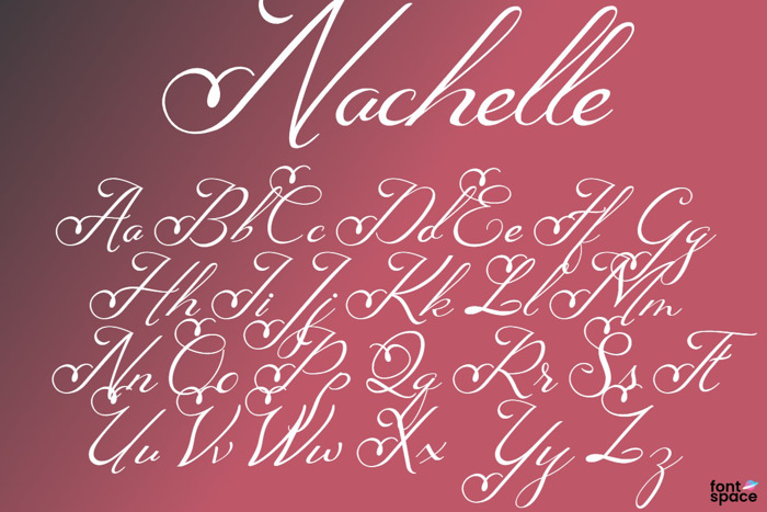 Nachelle Font poster