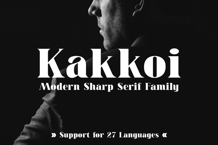Kakkoi Font poster