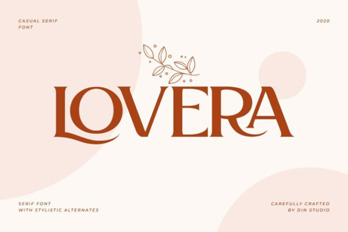 Lovera Font poster