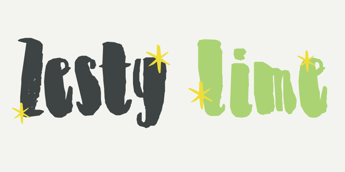 DK Zesty Lime Font poster