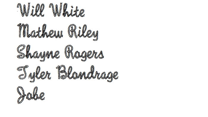 Rope MF Font poster