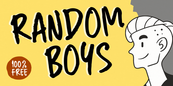 Random Boys Font | Joe Letter | FontSpace
