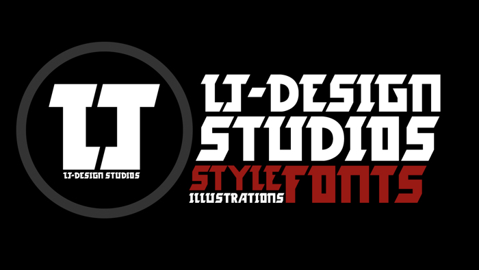 LJ-Design Studios Logo Font poster