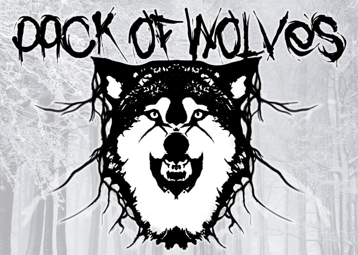 Pack of Wolves Font poster