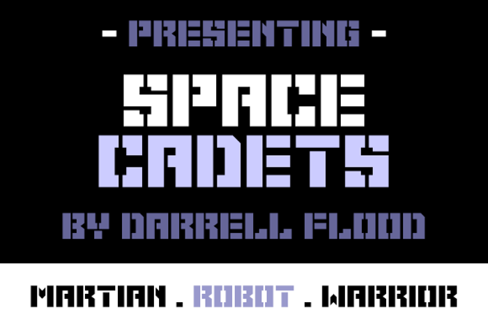 Space Cadets Font poster