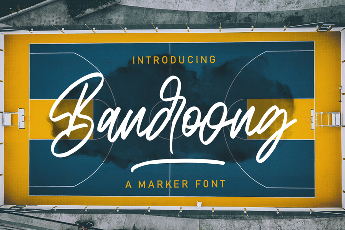 Bandoong Font poster