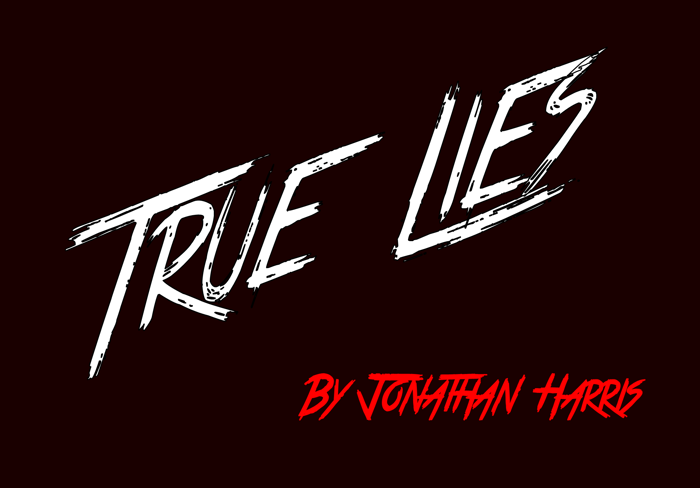 True Lies Font poster