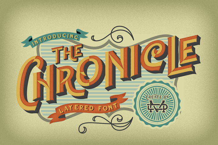CHrONicLe Font poster