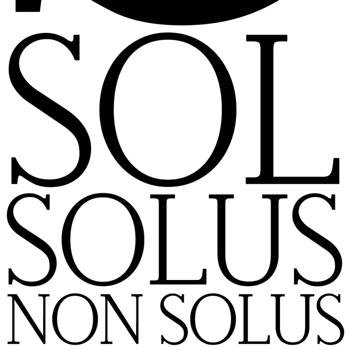 Non Solus Font poster