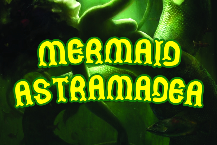 Mermaid Astramadea Font poster