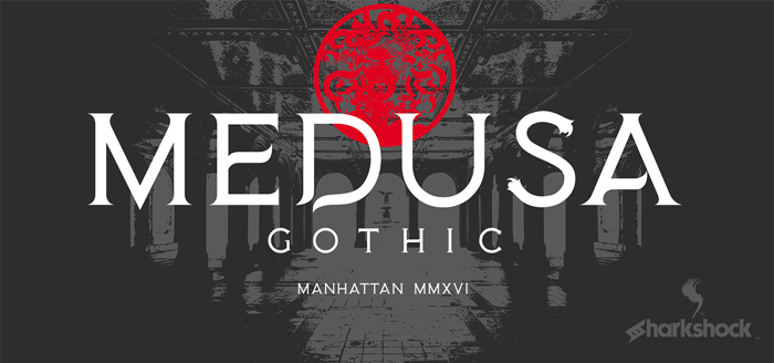 Medusa Gothic Font poster