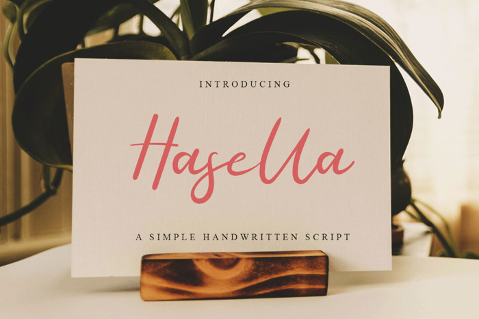 Hasella Font poster