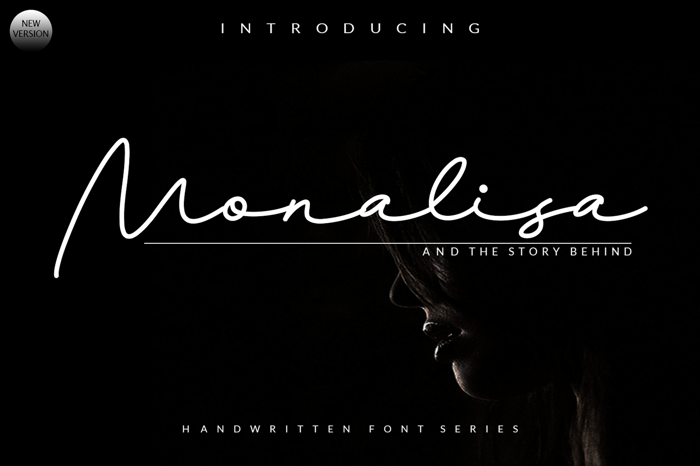 Monalisa Script Font poster