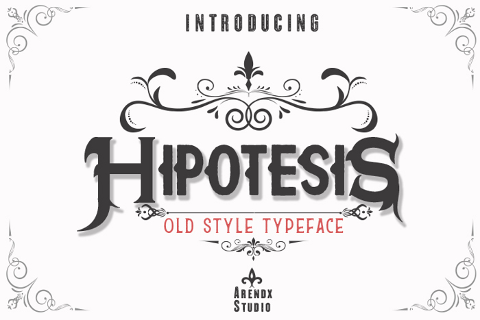 Hipotesis Font poster