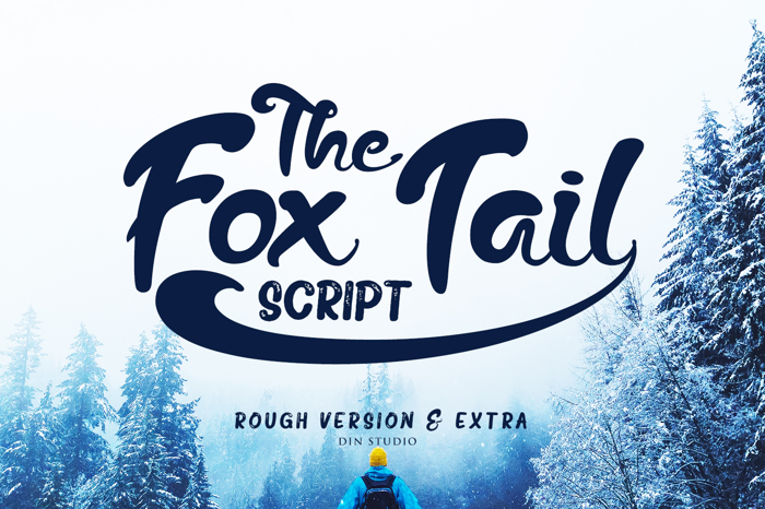 The Fox Tail Script Font poster