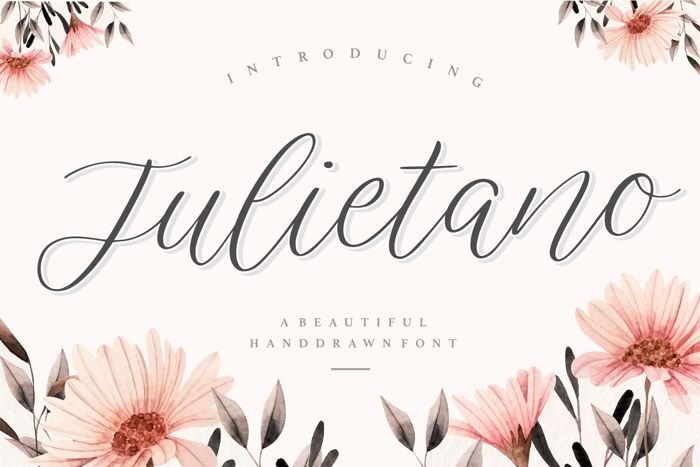 Julietano Font poster