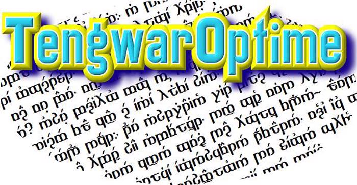 TengwarOptime Font poster