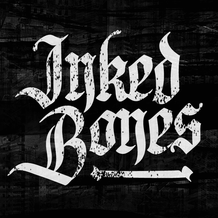 Inked Bones Font poster