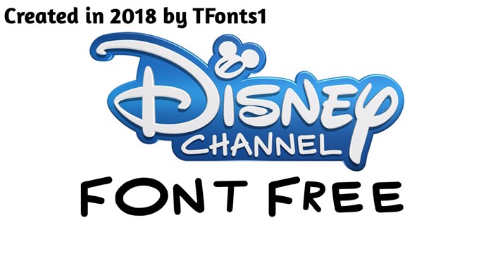 Disney Channel Font poster