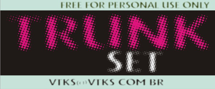 vtks trunkset Font poster