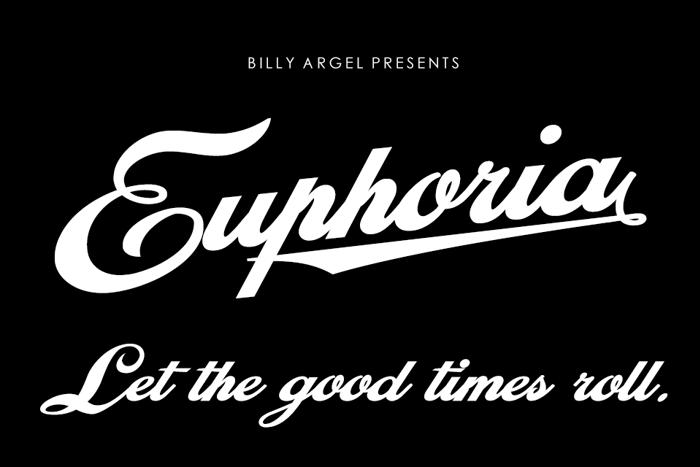 Euphoria Font poster