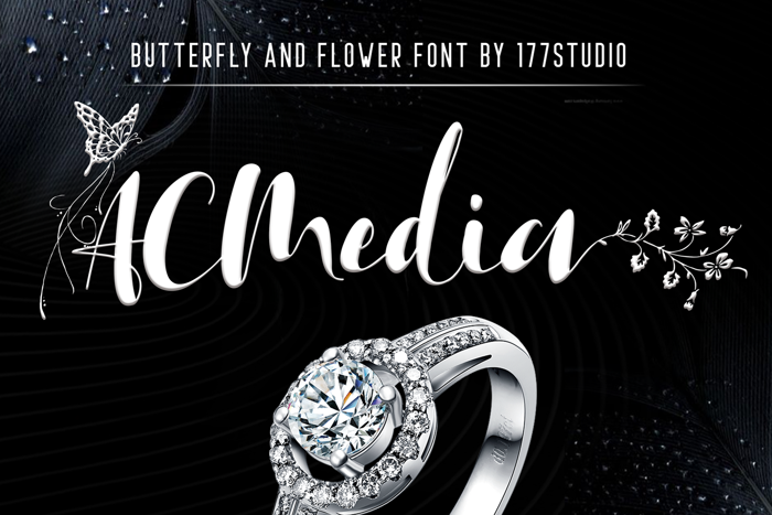 Acmedia Font poster