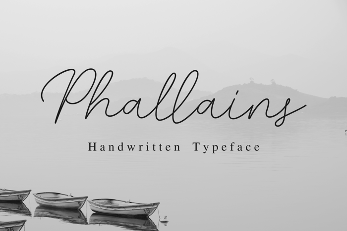 Phallains Font poster