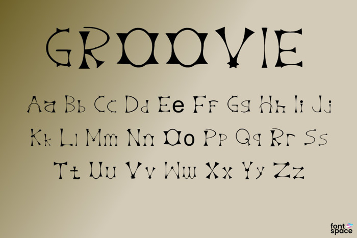 Groovie Font poster