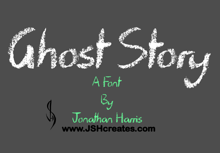 Ghost Story Font poster