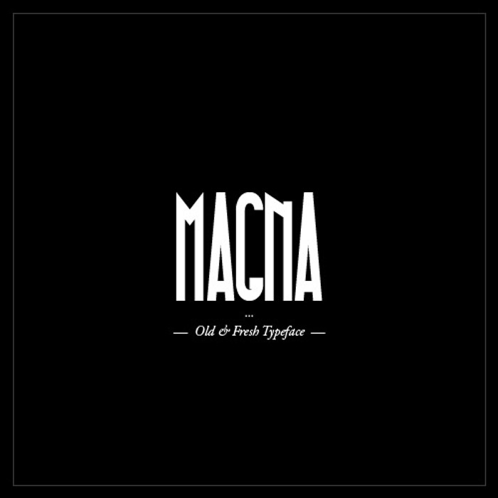 Magna Font poster