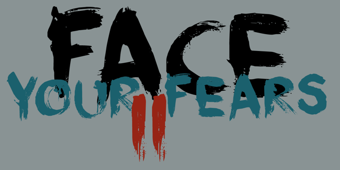 DK Face Your Fears II Font poster