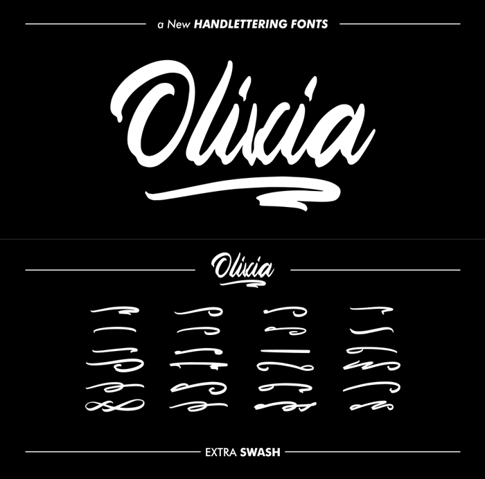 Olivia Font poster