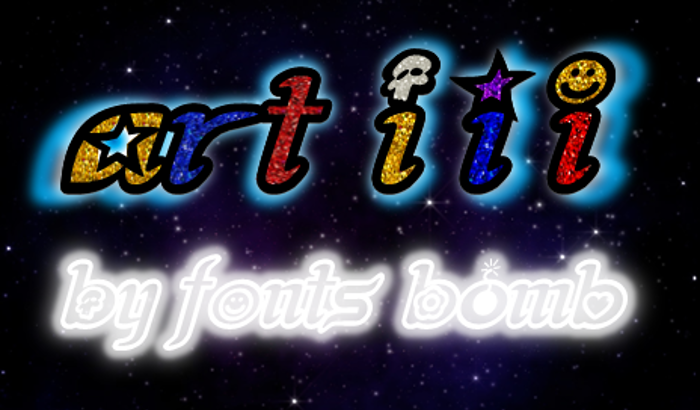 art iii Font poster