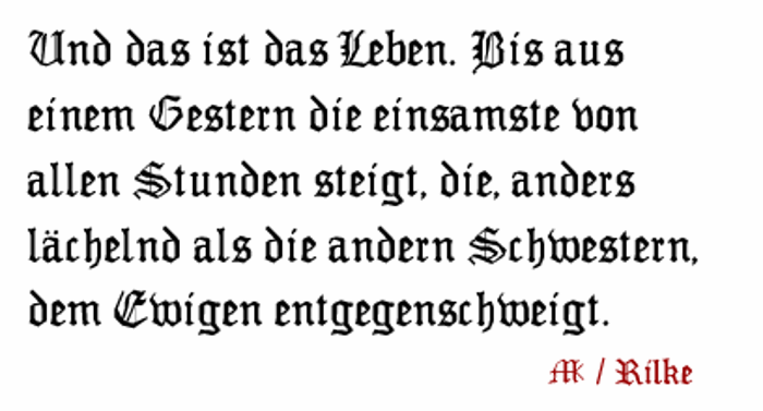 Mon Amour Fraktur 2 Font poster