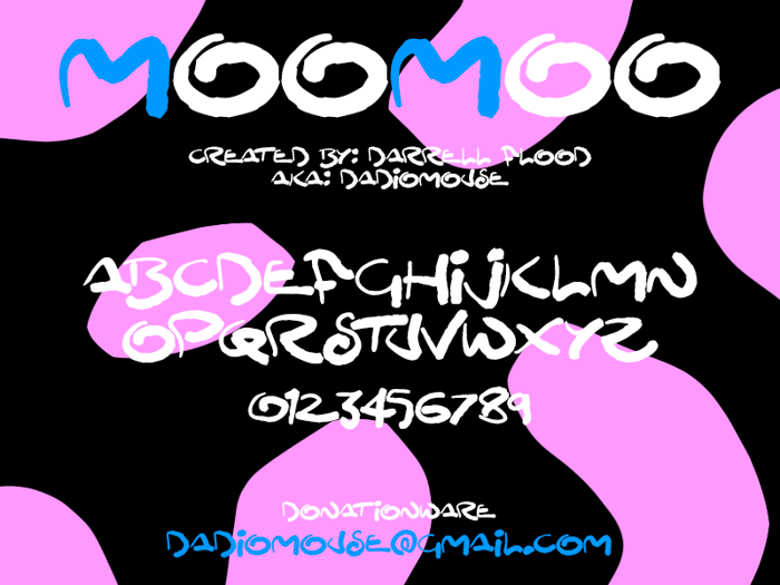 MooMoo Font poster