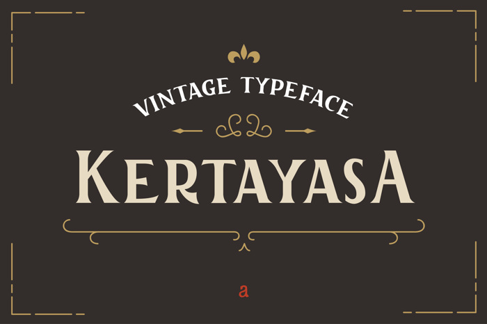 Kertayasa Font poster