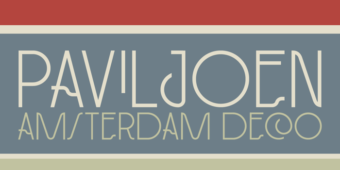 DK Paviljoen Font poster
