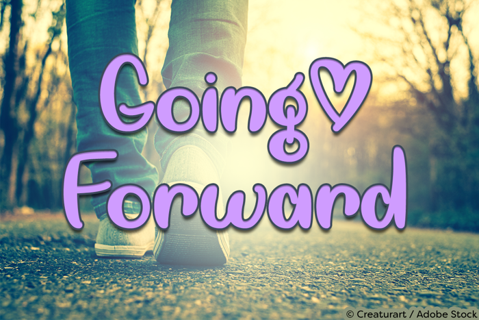Going Forward Font poster