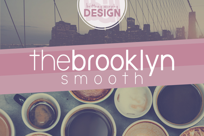 The Brooklyn Smooth Font poster