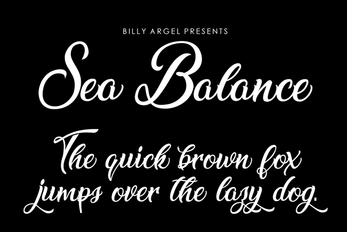 Sea Balance Font