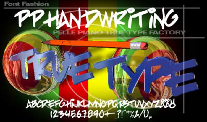 PP Handwriting Font poster