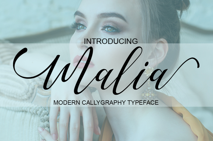 love malia Font poster
