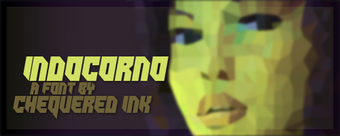 Indocorno Font poster