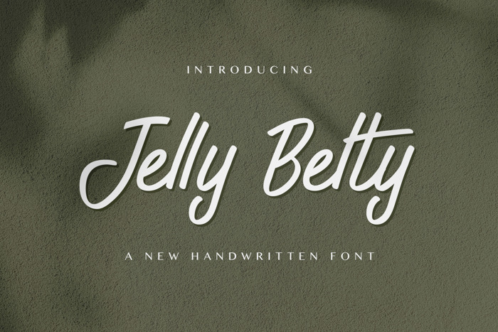 Jelly Belty Font poster