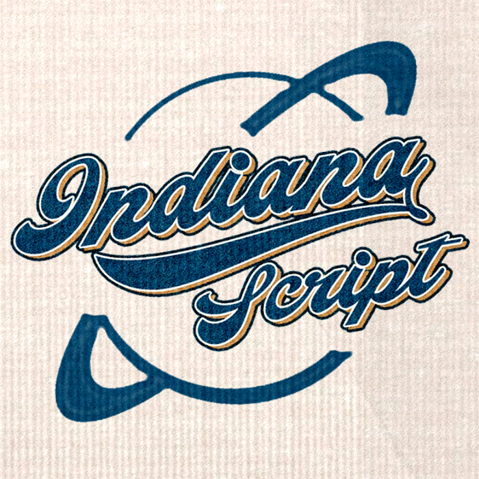 Indiana Script Font poster